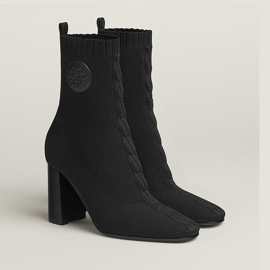 HERMES エルメス ショートブーツ 37 1/2 ブラック（ショートブーツ 