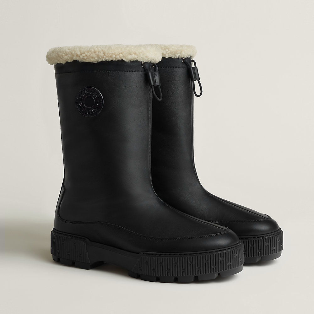 エルメス ショートブーツ ジャーニー 38 - 靴 