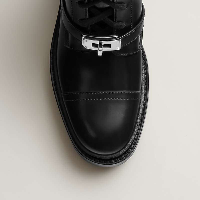 HERMES FUNK ケリー バックル ブーツ ファンク ブラック 35 ファッション