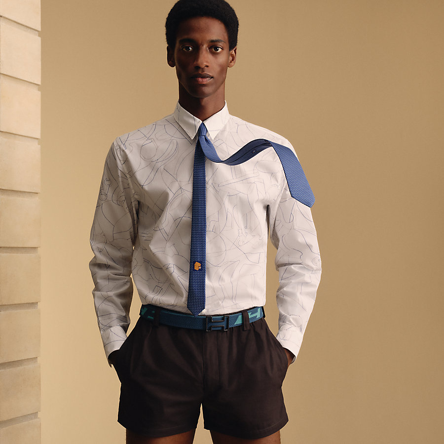 シルクツイルタイ 《ドッグ・ウォーク》 | Hermès - エルメス-公式サイト 