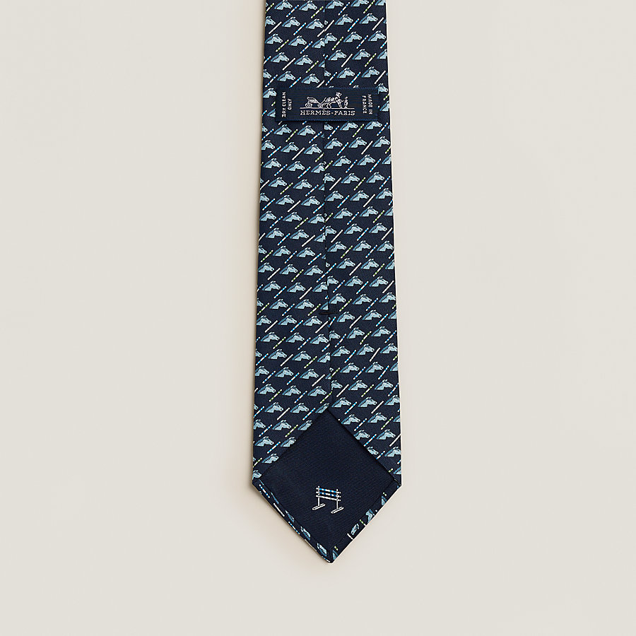 シルクツイルタイ 7 cm 《カラフル・ジャンプ》 | Hermès - エルメス  