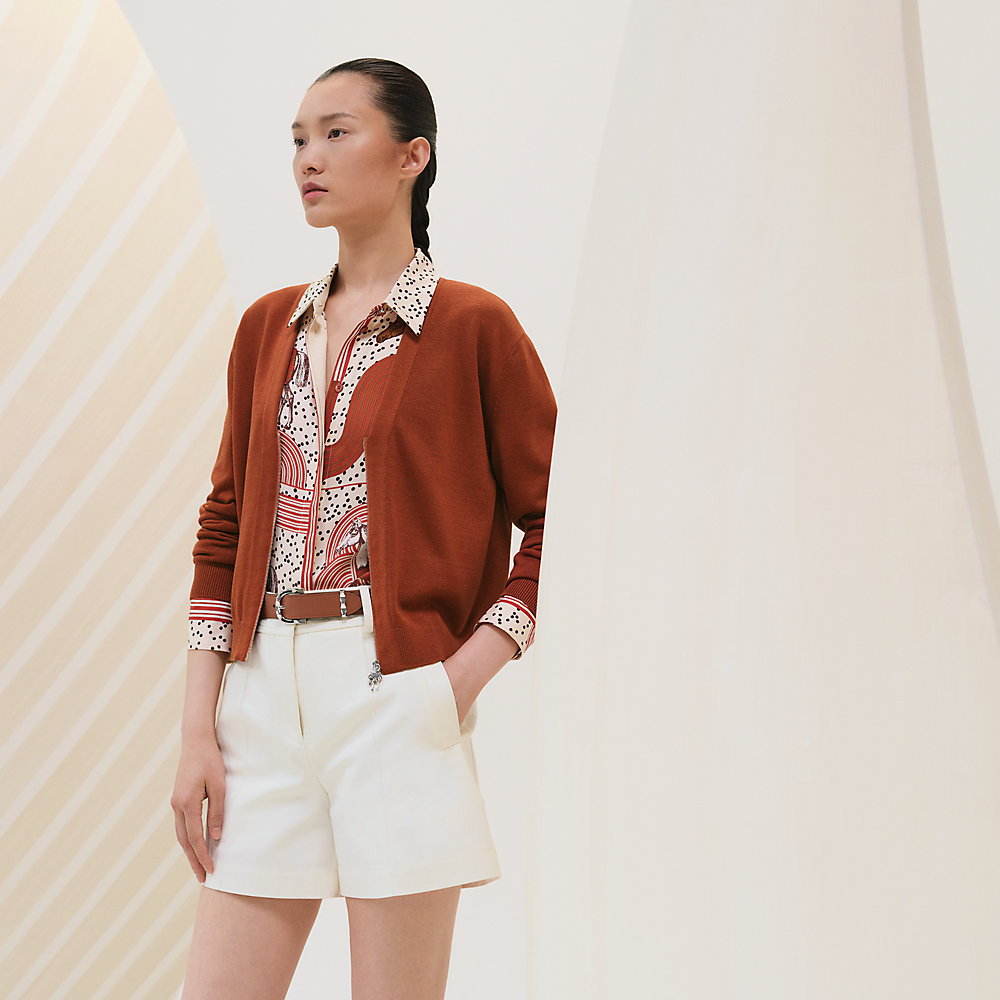 ジップアップ・カーディガン ジュエリーニット | Hermès - エルメス  