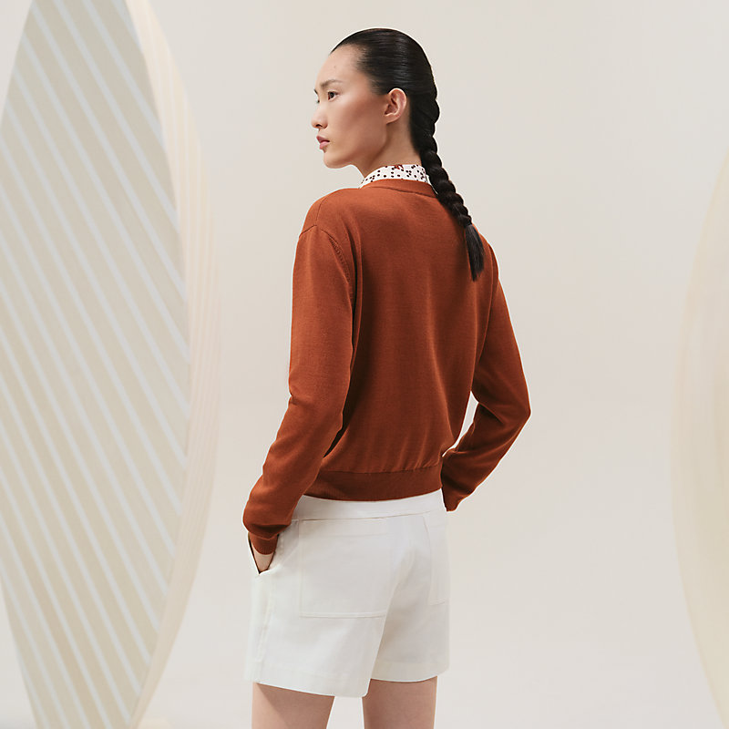 ジップアップ・カーディガン ジュエリーニット | Hermès - エルメス  