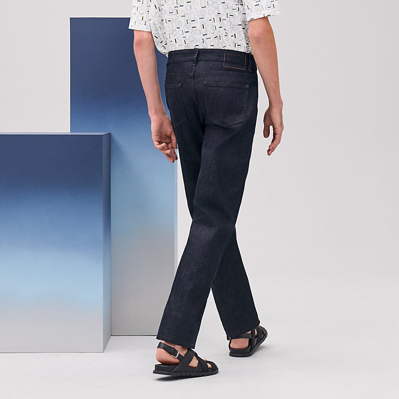 HERMES】エルメス デニム パンツ インディゴ セルビッチ メンズ 2024  