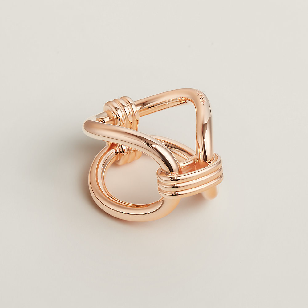 HERMES エルメス Satellite サテライト スカーフリング ゴールド 管理