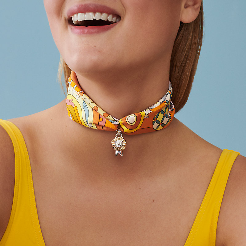 エルメス 603143S チャーム フロット スカーフリング ツイリーリング 