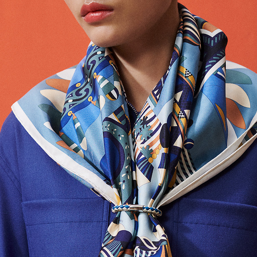 エルメス スカーフリング シェーヌダンクル メタル HERMES アクセサリー 