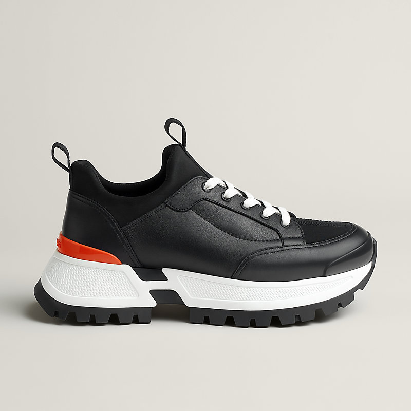 HERMES エルメス スニーカーボンディング レザー コンビ MILES - 靴