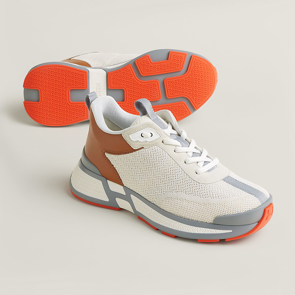 HERMES エルメス スニーカーボンディング レザー コンビ MILES - 靴