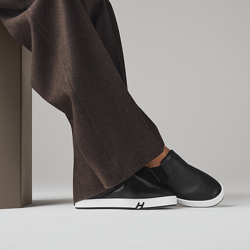スニーカー 《ラッキー》 - ブラック | Hermès - エルメス-公式サイト