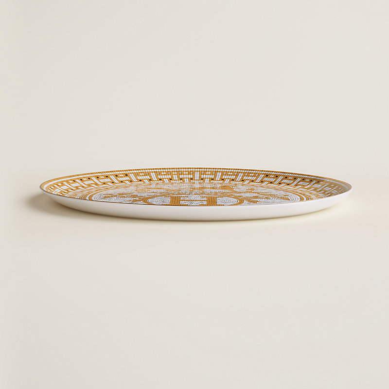 タルトプラッター 〈モザイク 24〉 ゴールド | Hermès - エルメス-公式  