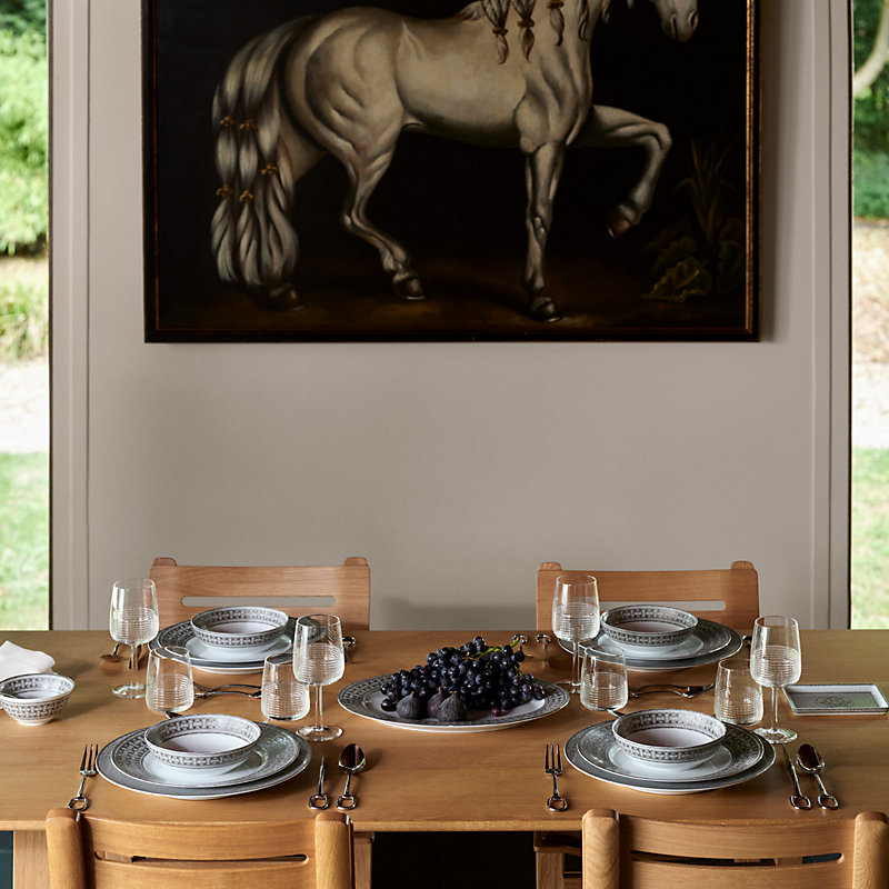 タルトプラッター 〈モザイク 24〉 プラチナ | Hermès - エルメス-公式  