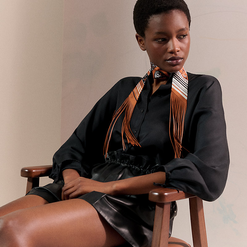 ツイリー 《アマゾンの祭典・バンダナ》 フリンジ | Hermès - エルメス  