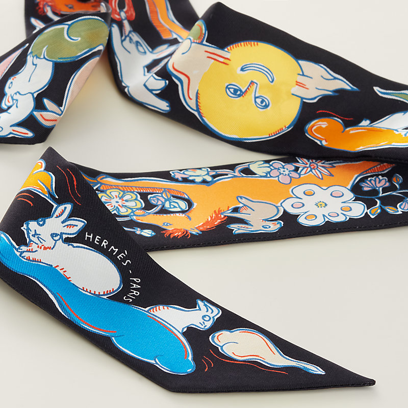 訳あり】 ツイリー 《千と一のウサギ》 エルメス-公式サイト - Hermès  