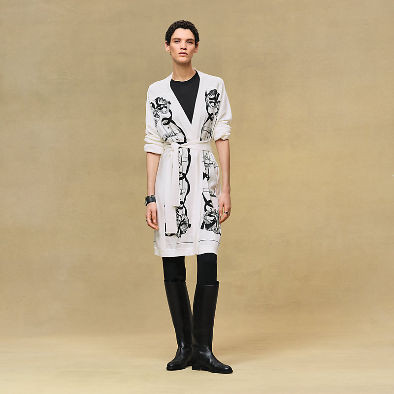 ツイルレーヌ・ロングスリーブカーディガン 《フェロヌリー  