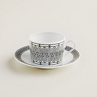 ティーカップ＆ソーサー 〈Hデコ〉 | Hermès - エルメス-公式サイト