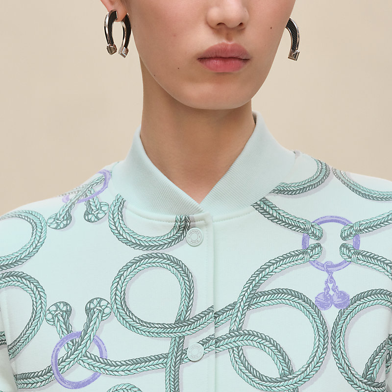 テディブルゾン 《パルフロワ・リミックス》プリント - ブルー  