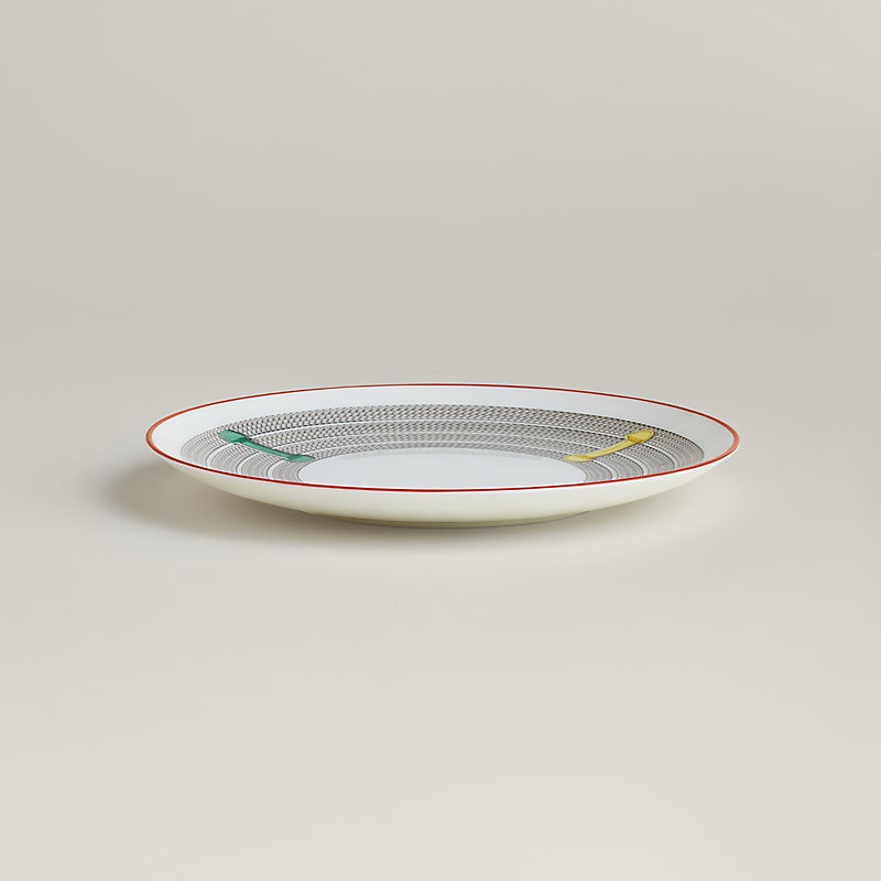 デザートプレート 〈トレサージュ・エケストル〉 | Hermès - エルメス  