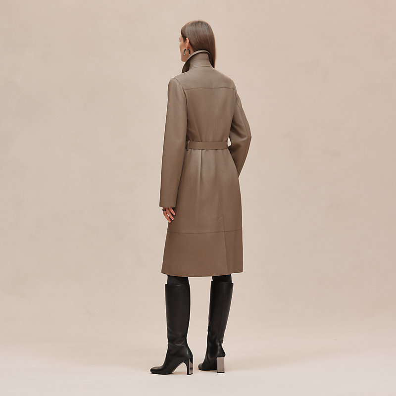 トレンチコート - グレー | Hermès - エルメス-公式サイト