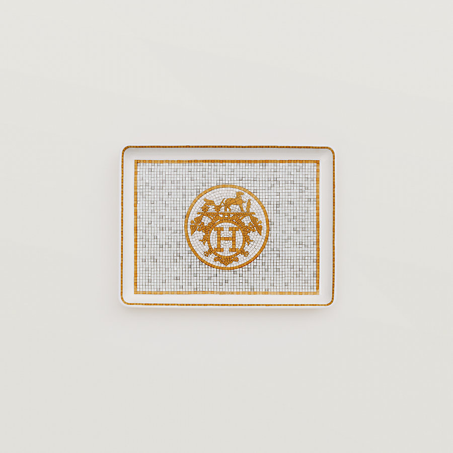 トレー 〈モザイク 24〉ゴールド PM | Hermès - エルメス-公式サイト