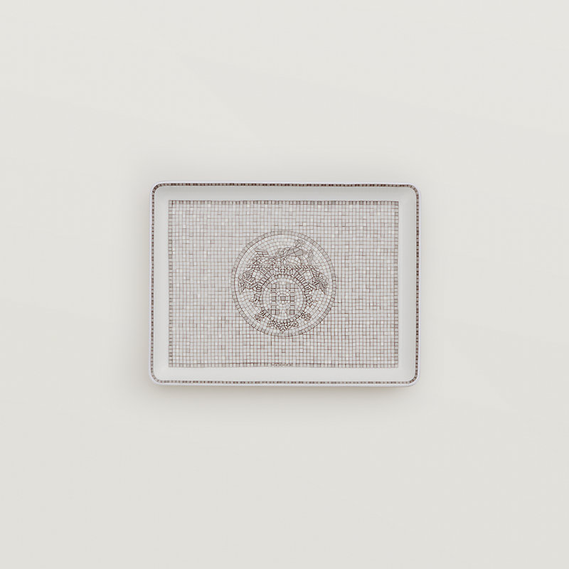 エルメス トレー ポーセリン モザイク24 PM 食器 24K トレイ 新品  