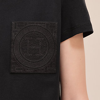 ドレス-刺繍入りポケット-- 