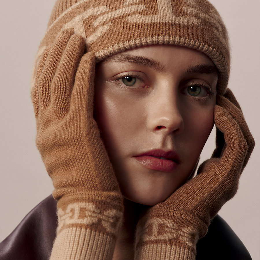 HERMES カシミアベビーニットキャップ（エルメスHERMES✥ベビー  