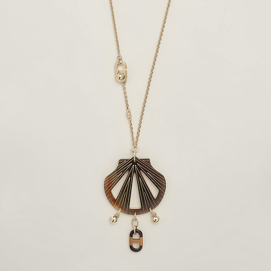 HERMES(エルメス) メドールXO ネックレス バッファローホーン シルバー 