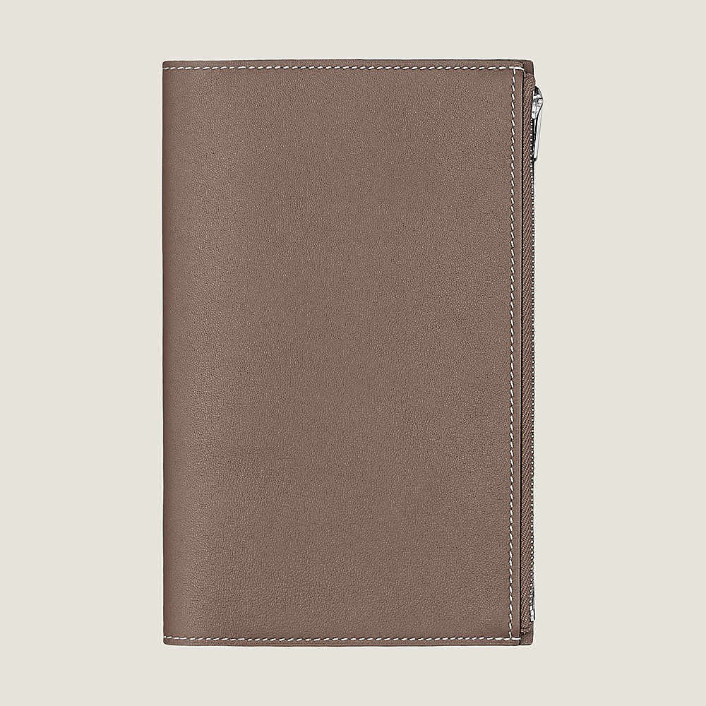 ノートパッド 《EAジップ》 PM ヴェルソ - グレー | Hermès - Hermes 