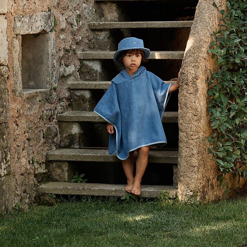 HERMES リネン・コットン・ディアスキン・ハット 緩かっ エルメス】 