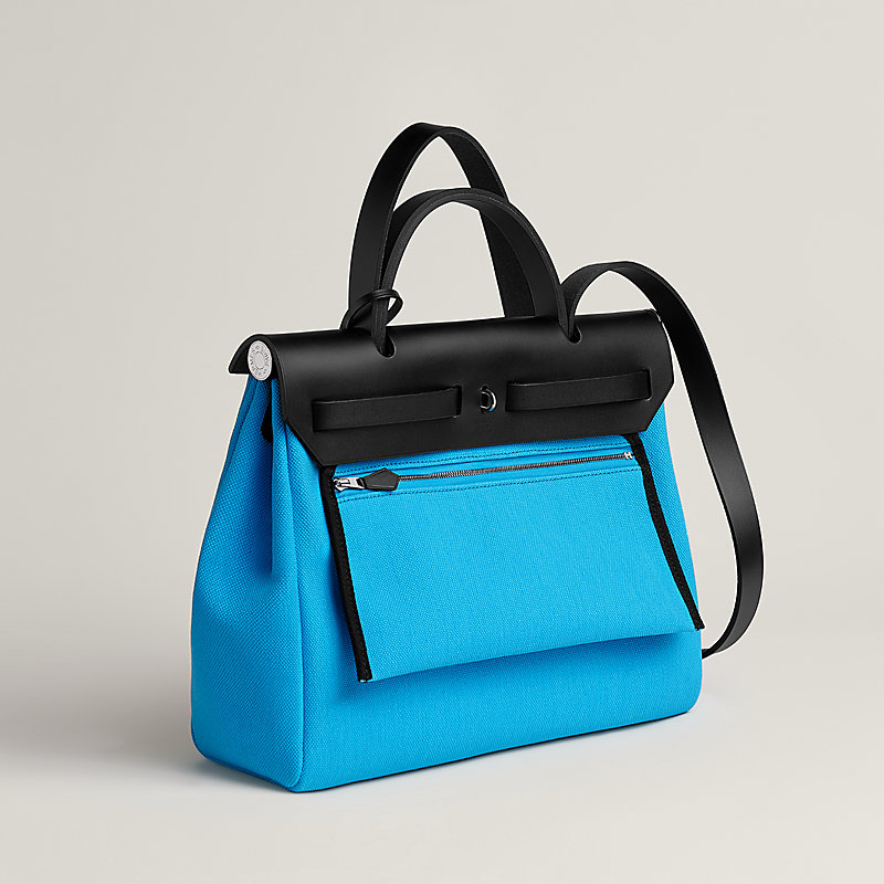 バッグ 《エールバッグ・ジップ》 31 ルトゥルネ - ブルー | Hermès 