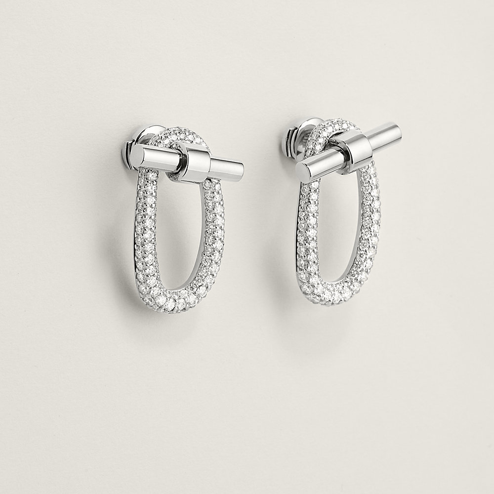 ピアス 《アダージュ》 MM - ホワイトゴールド | Hermès - エルメス 