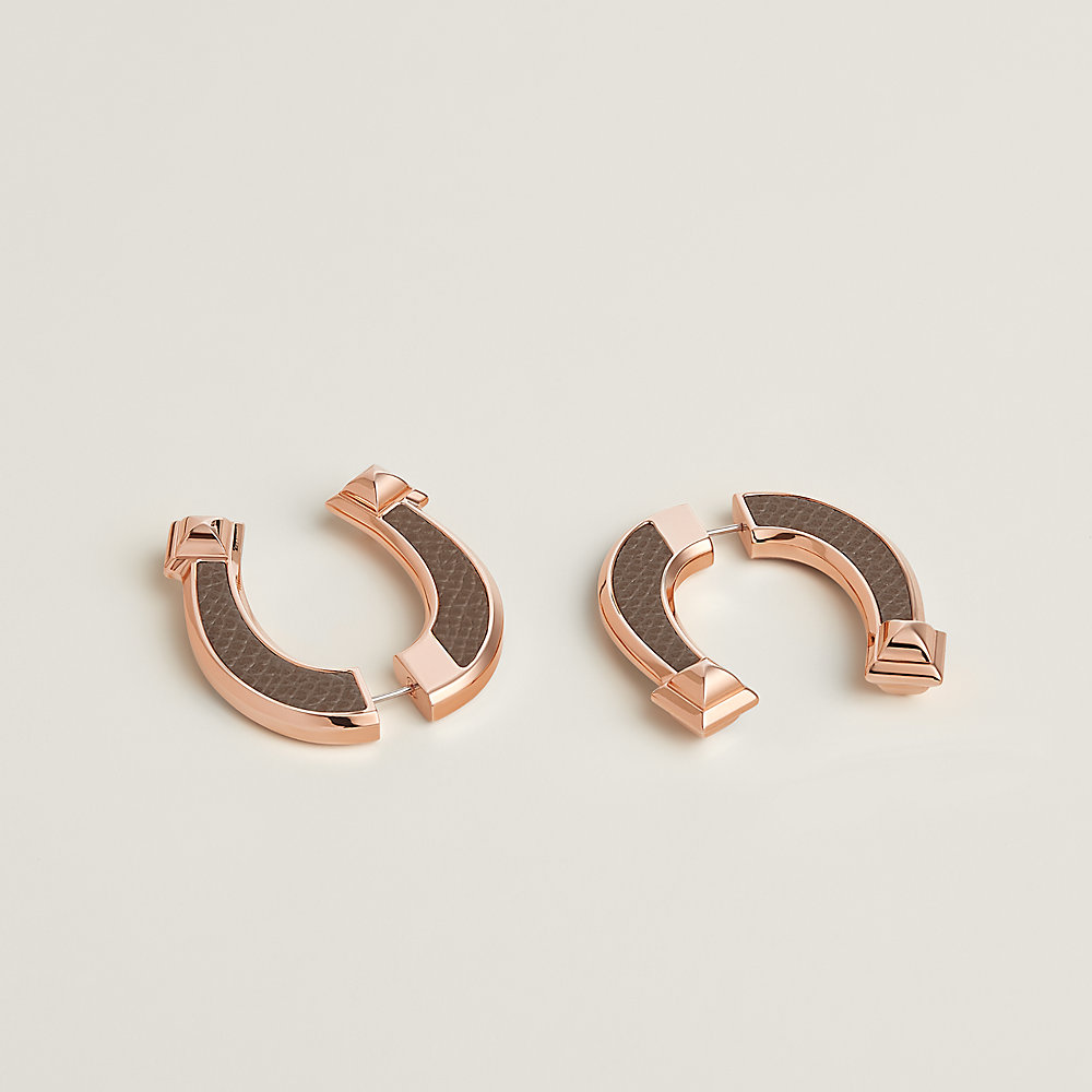 ピアス 《ジョケット》 GM - ベージュ | Hermès - エルメス-公式サイト