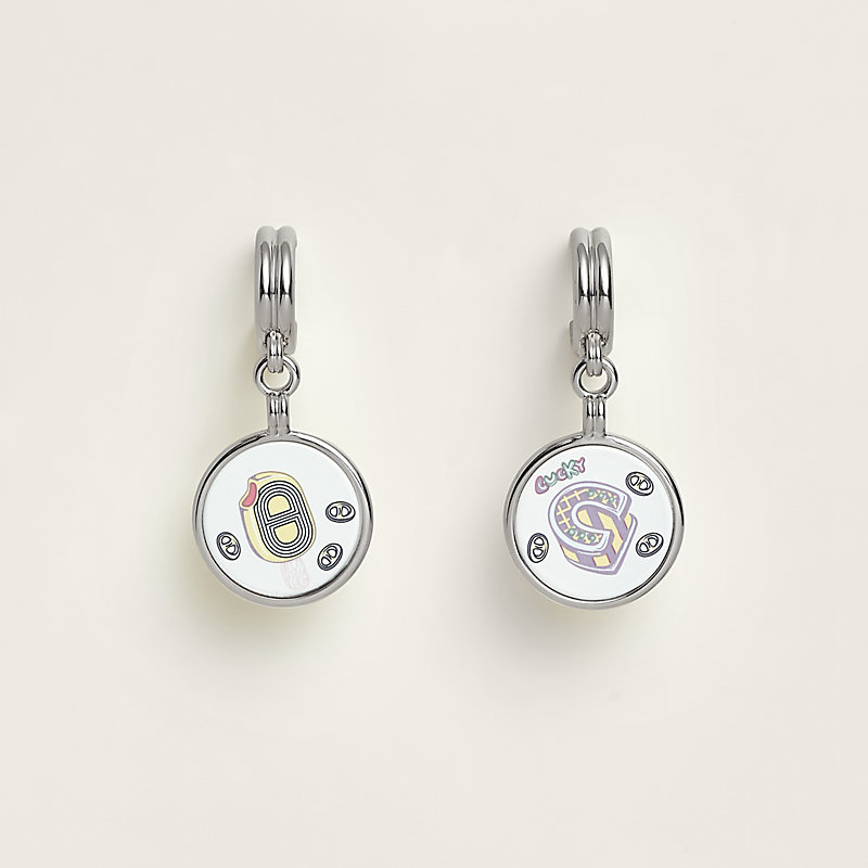 ピアス 《ファニー・アイスクリーム》 - マロン | Hermès - エルメス  