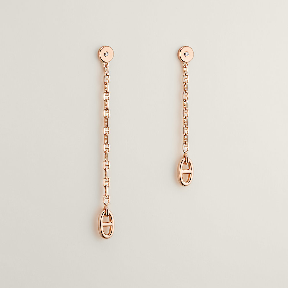 HERMES ファランドール ピアス 美品 レア ピアス 《ファランドール 