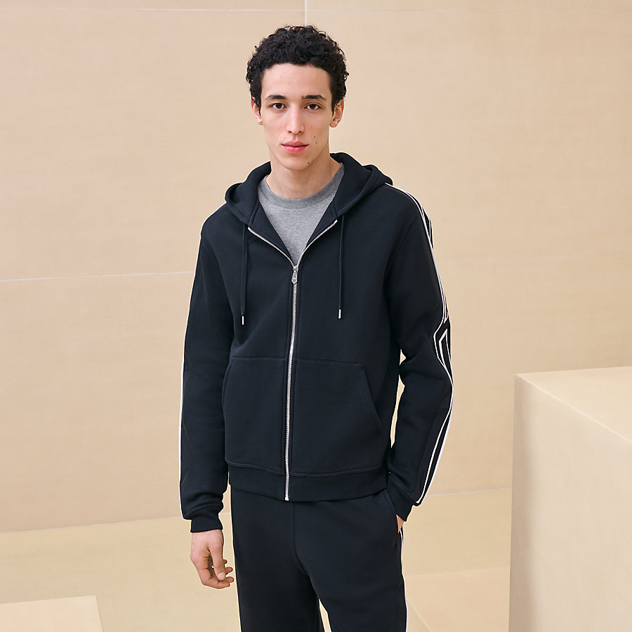 フーデッドジップアップ・パーカ 《ランH》 | Hermès - エルメス-公式  