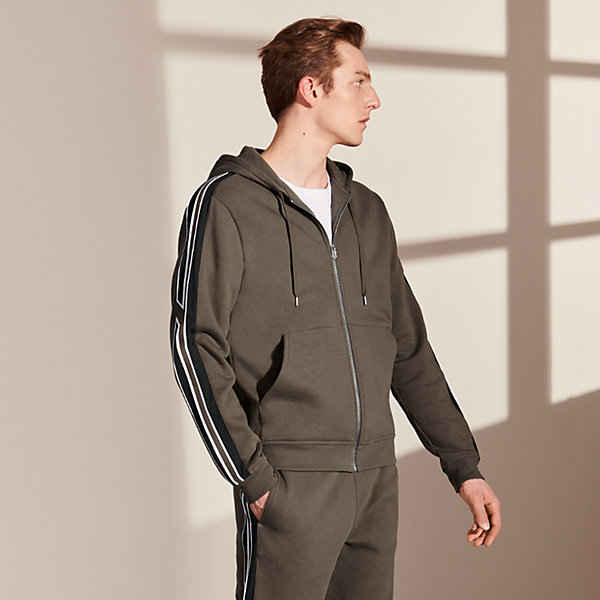 おすすめネット 《ランH》 HERMES☆フーデッドジップアップ・パーカ エルメス フーデッドジップアップ・パーカ 《ランH》 
