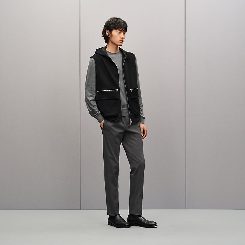 フーデッド・ジレ リバーシブル | Hermès - エルメス-公式サイト