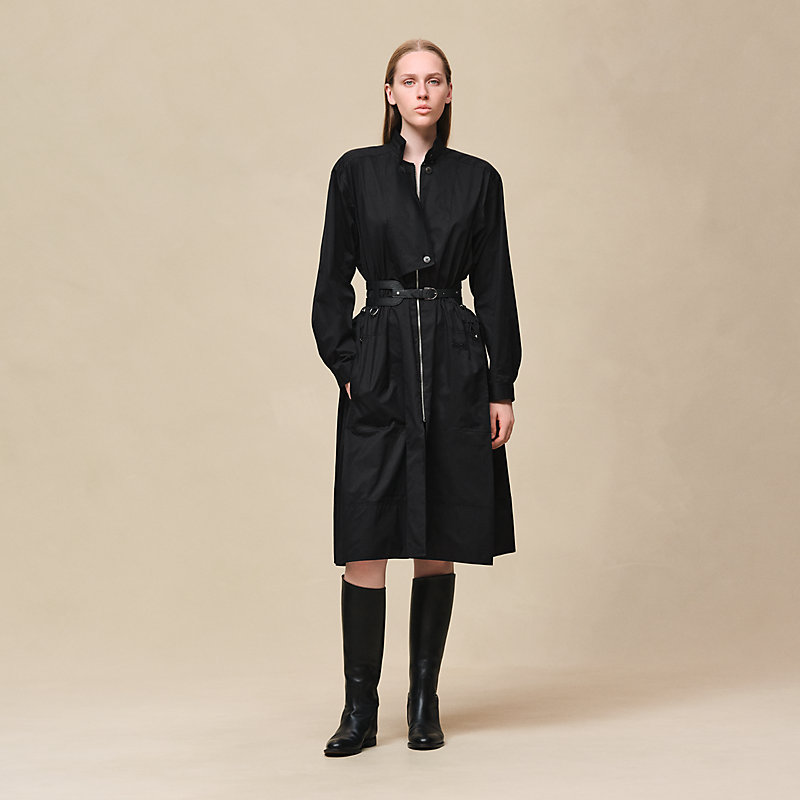 フーデッド・ドローストリングドレス | Hermès - エルメス-公式サイト