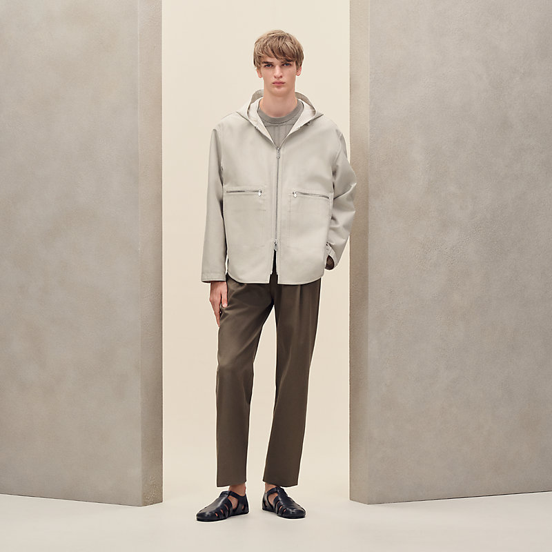 フーデッド・ブルゾン リバーシブル | Hermès - エルメス-公式サイト