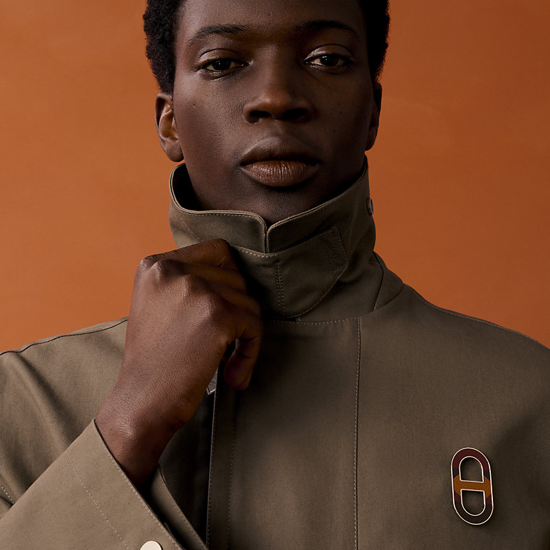 レディース 新品HERMES ブローチ 《シェーヌ・ダンクル》 マルチカラー