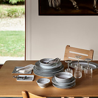 新品未使用】HERMES プチカレNO4 モザイク24 プラチナ 食器 プチカレ 