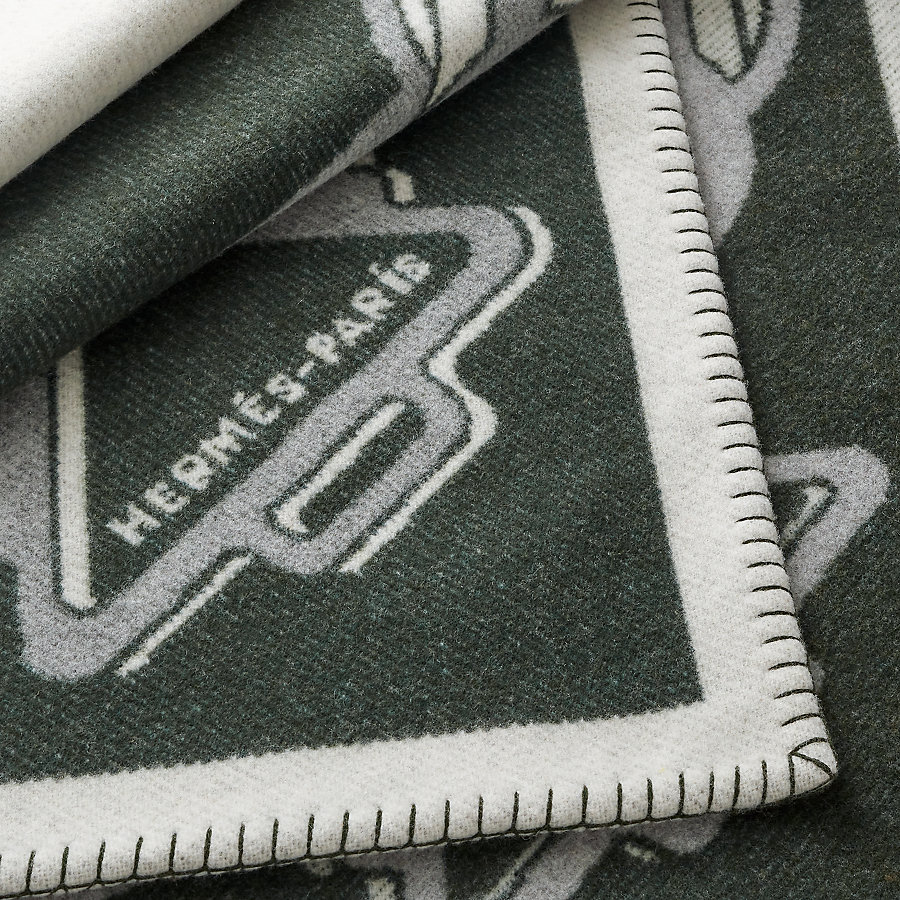 楽天市場】エルメス HERMES プレード タッタソール ブランケット 