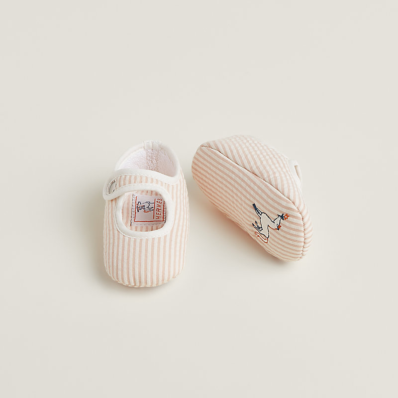 ベビーシューズ PIF 《カブリオル》 - ブラック | Hermès - エルメス 