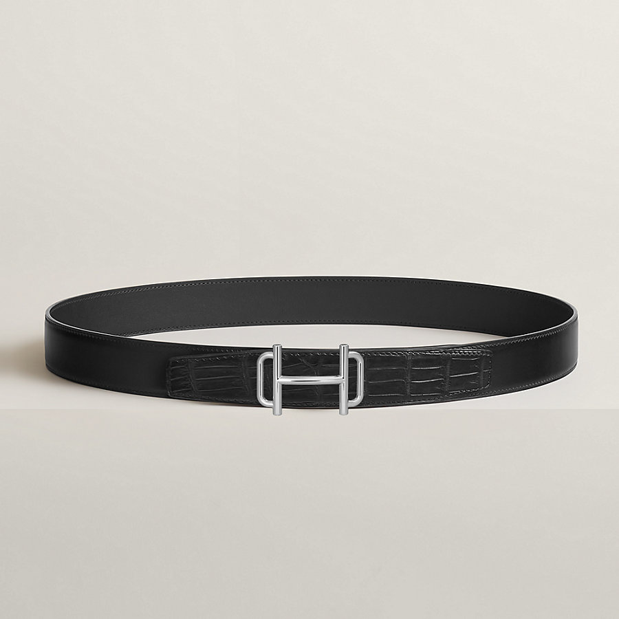 ベルトバックル 《ロワイヤル》 & レザーベルト 32 mm | Hermès 
