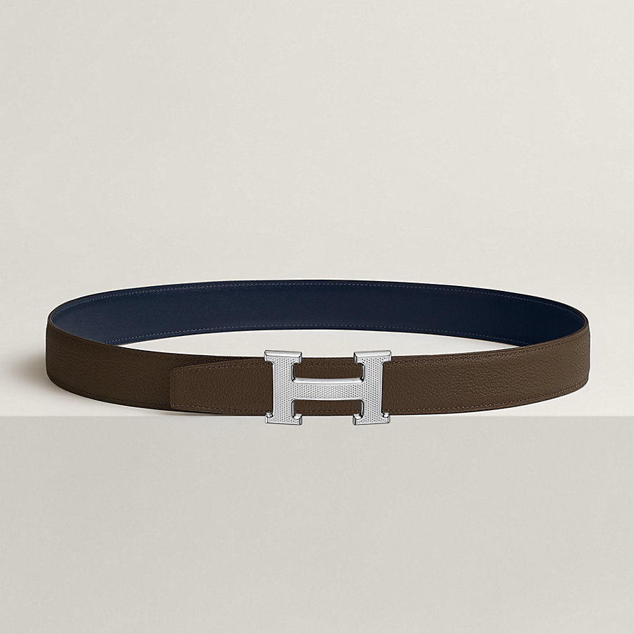 ベルトバックル 《Hギヨシェ》 & レザーベルト（キット） 32 | Hermès