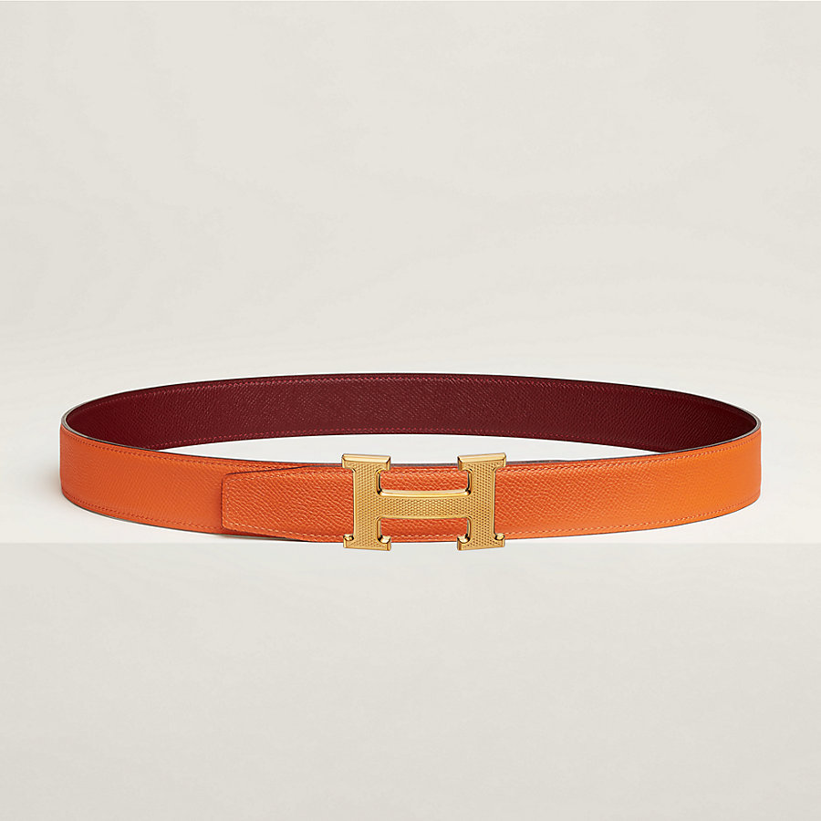 ベルトバックル 《Hギヨシェ》 & レザーベルト（キット） 32 | Hermès  