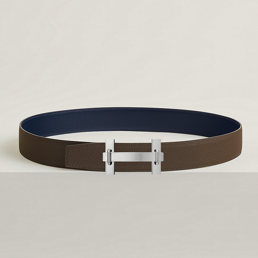 ベルトバックル 《Hジャンピング》 & レザーベルト（キット） 38  