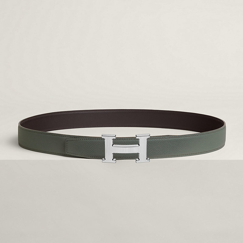 ベルトバックル 《Hストリエ》 & レザーベルト（キット） 32 | Hermès 