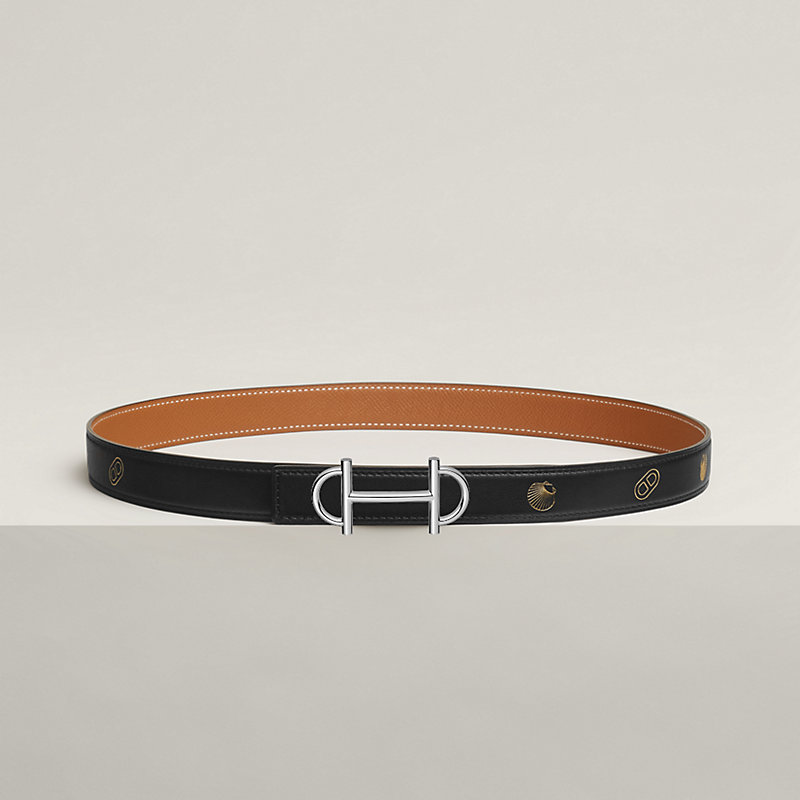 エルメス HERMES H トゥアレグ 32mm リバーシブル BELT【中古  